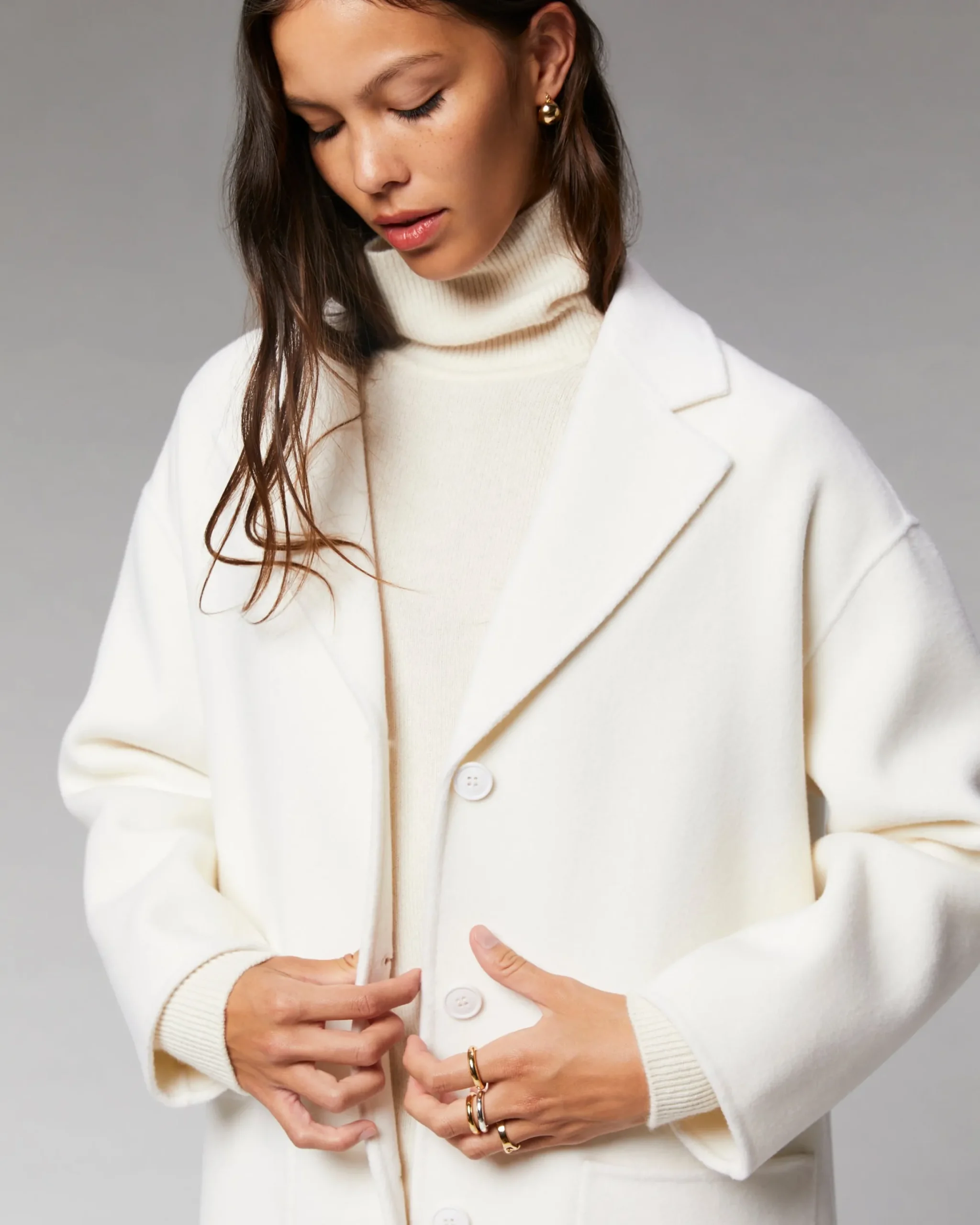 Outerwear Long Double Face Coat
