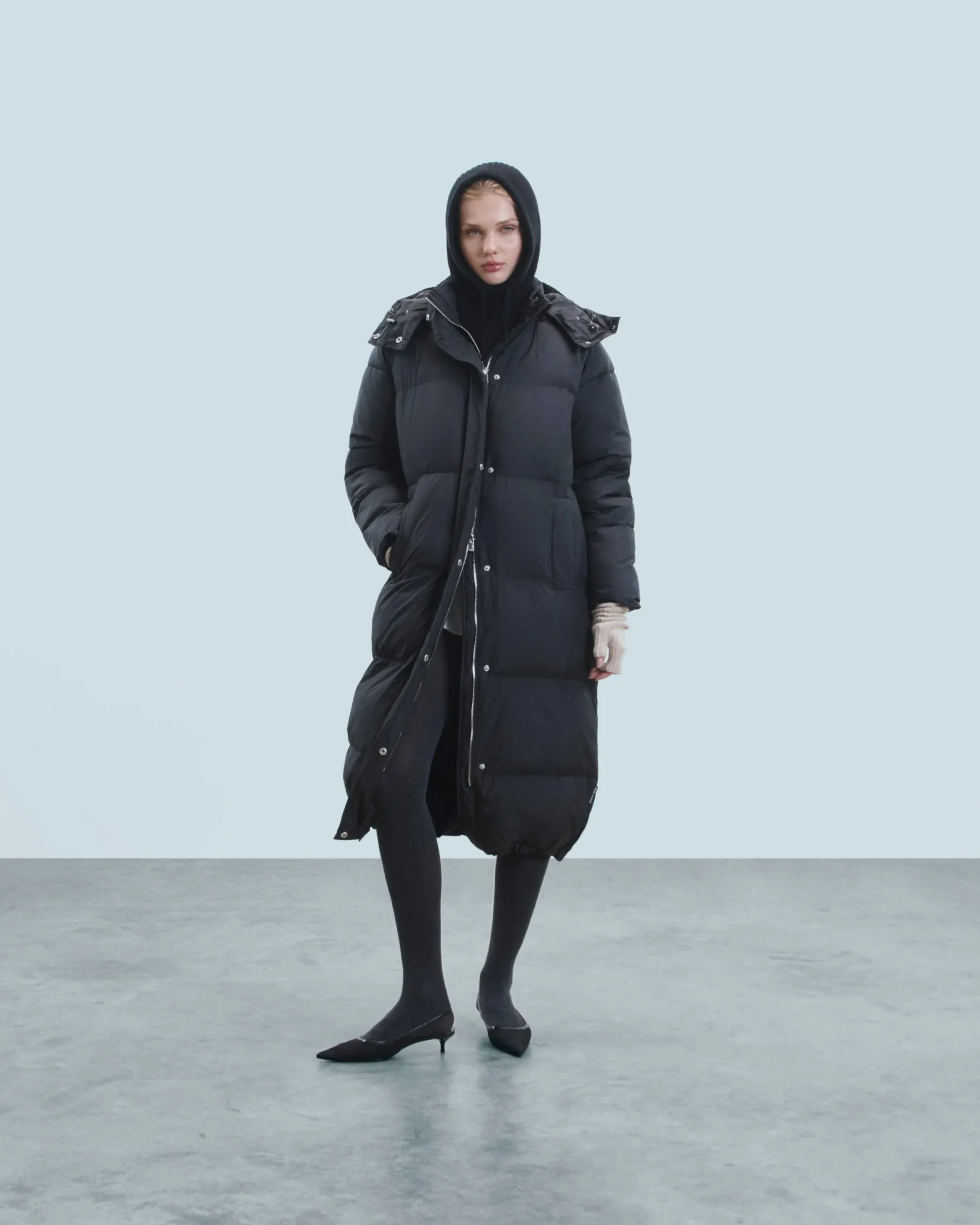 Outerwear Long Down Jacket