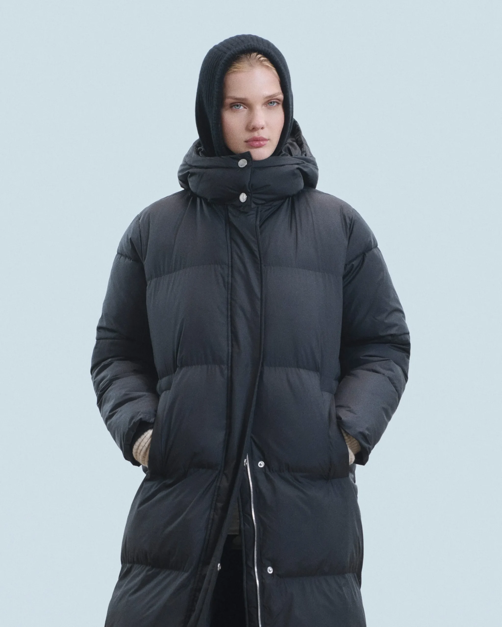 Outerwear Long Down Jacket