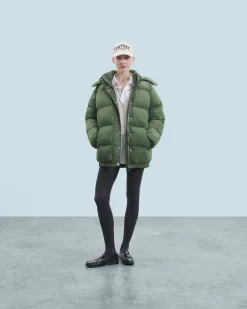 Outerwear Mid-length Down Jacket
