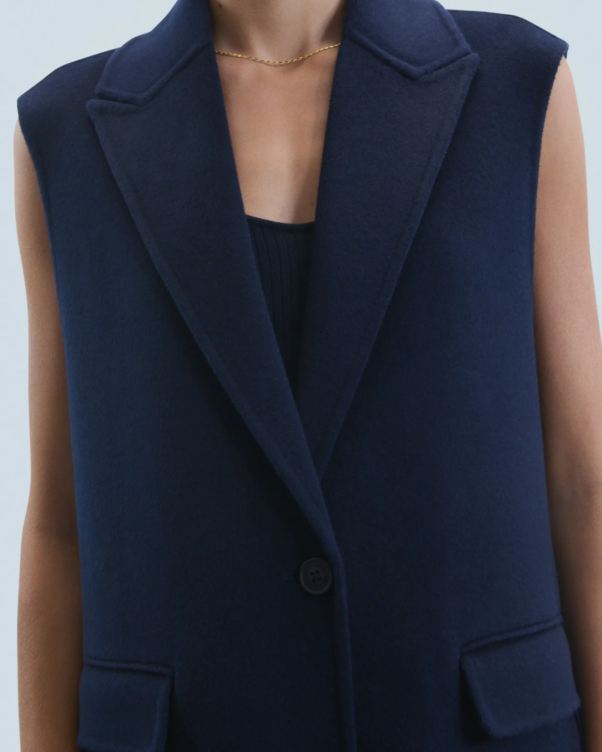Outerwear Sleeveless Coat