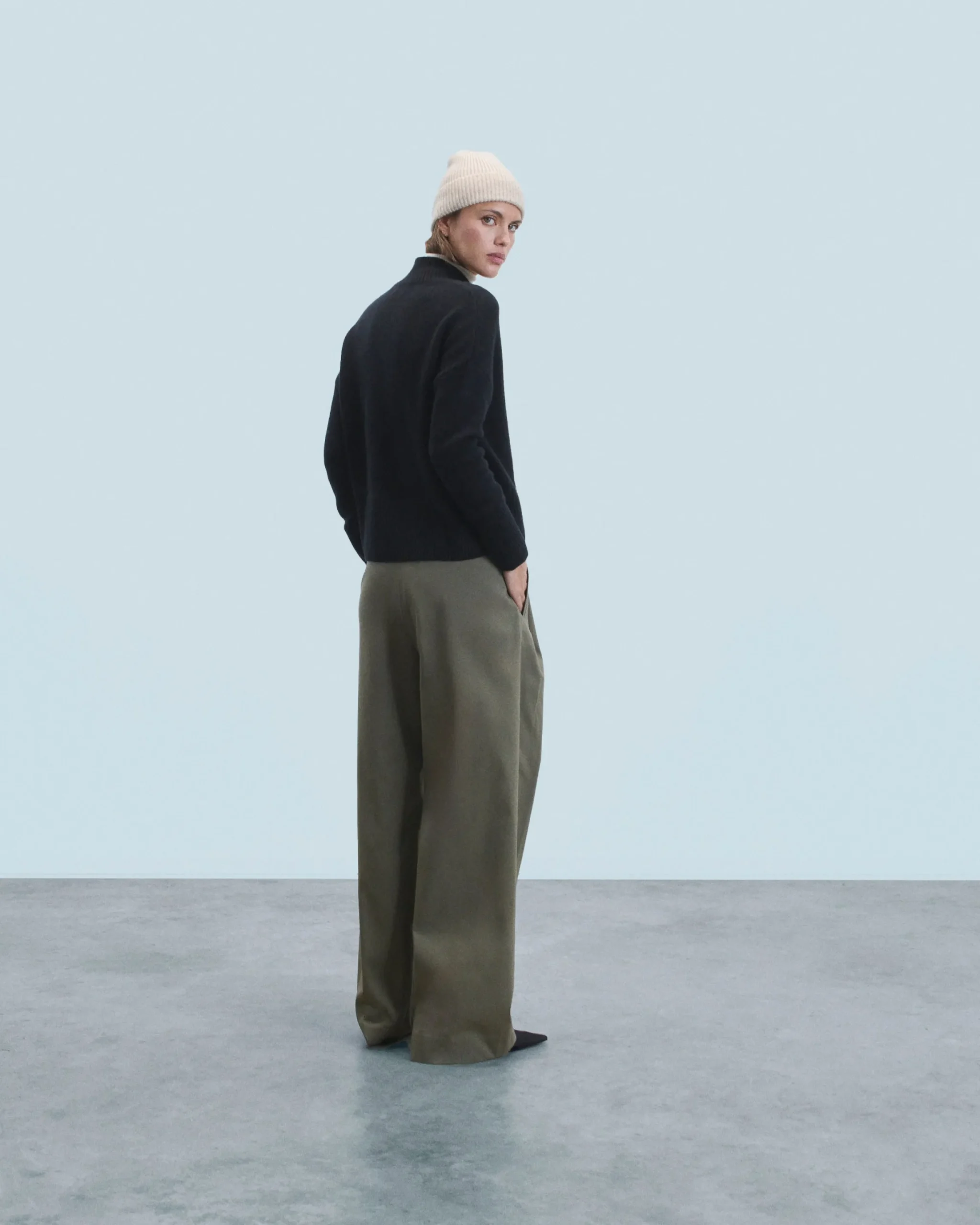 Oversized Mock Neck Sweater