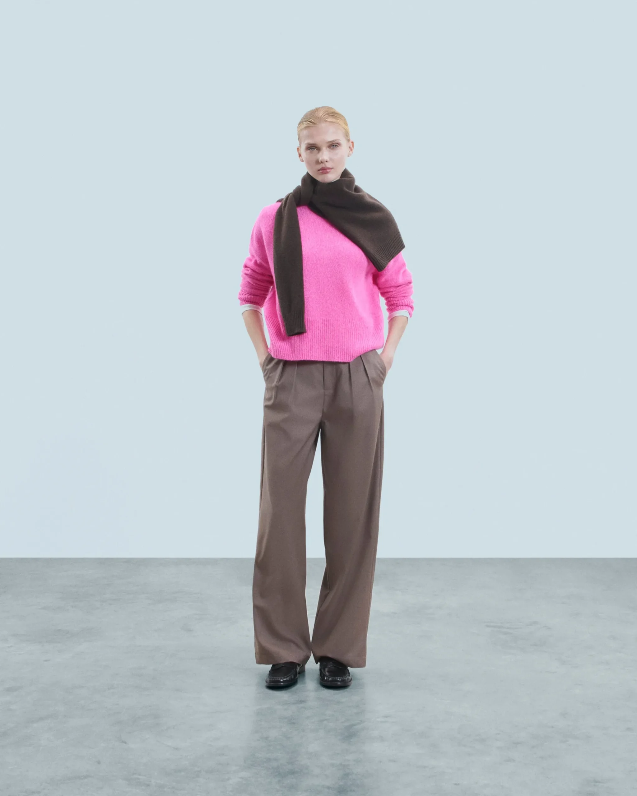 Oversized Mock Neck Sweater