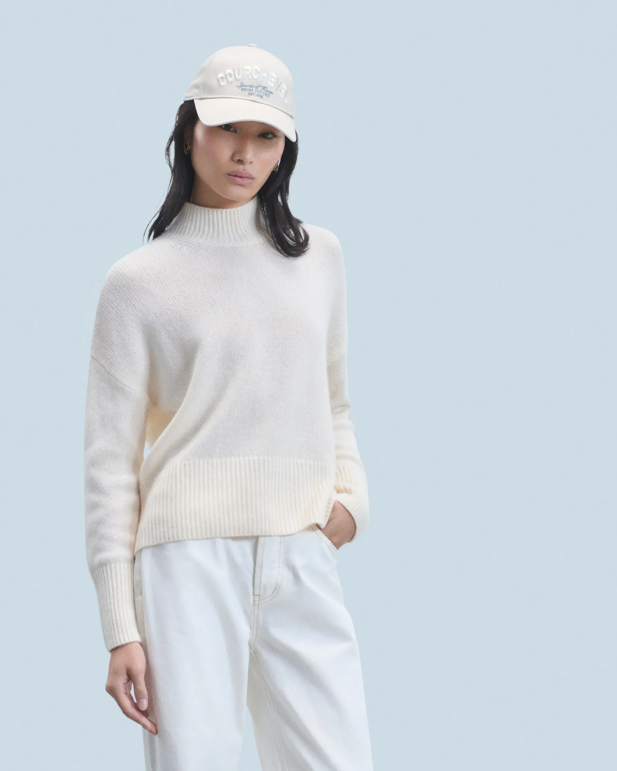 Oversized Mock Neck Sweater
