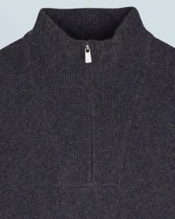 Oversized Quarter Zip Neck Sweater