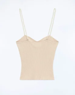 Pearl Strap Tank Top