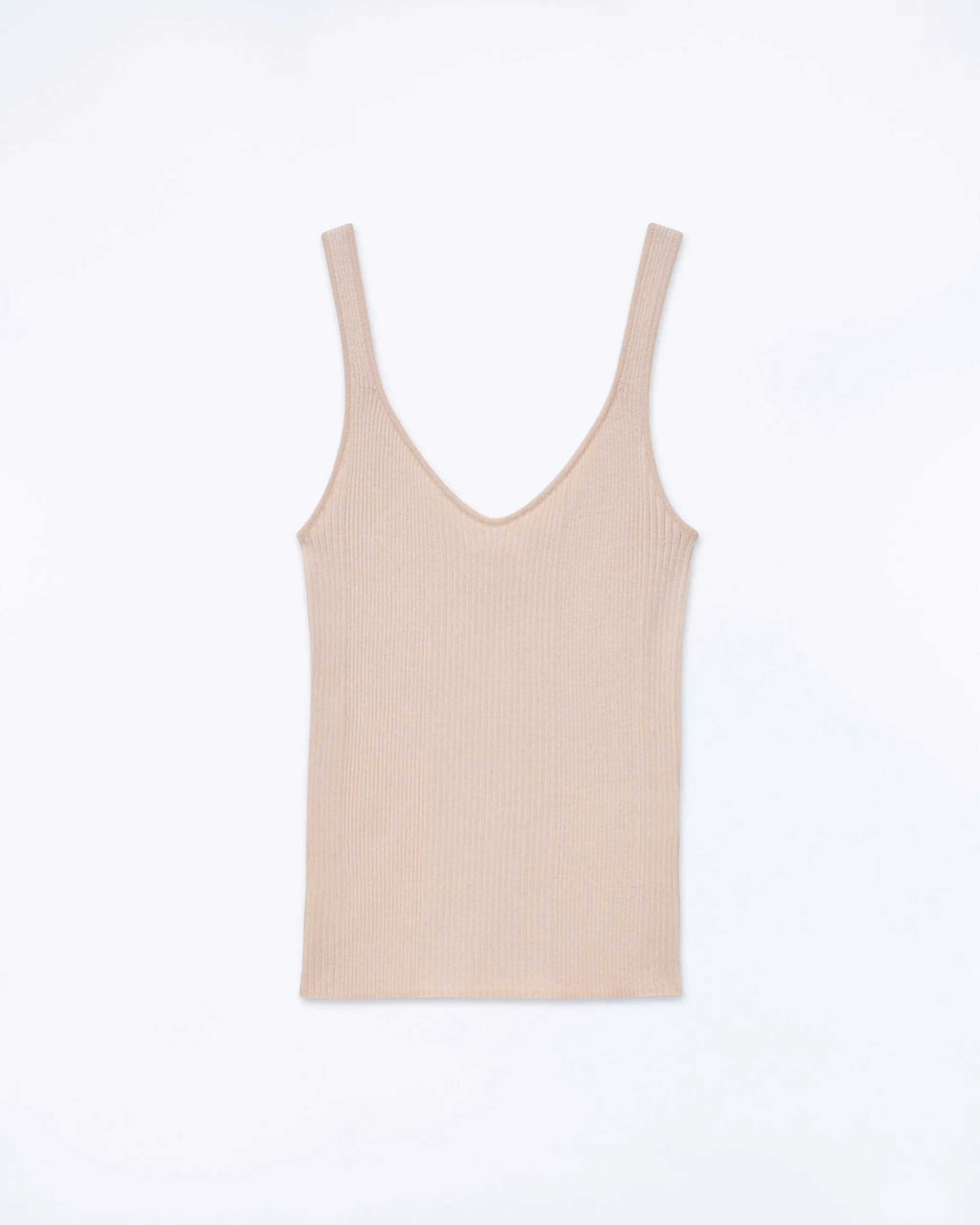 Plain Ribbed Tank Top