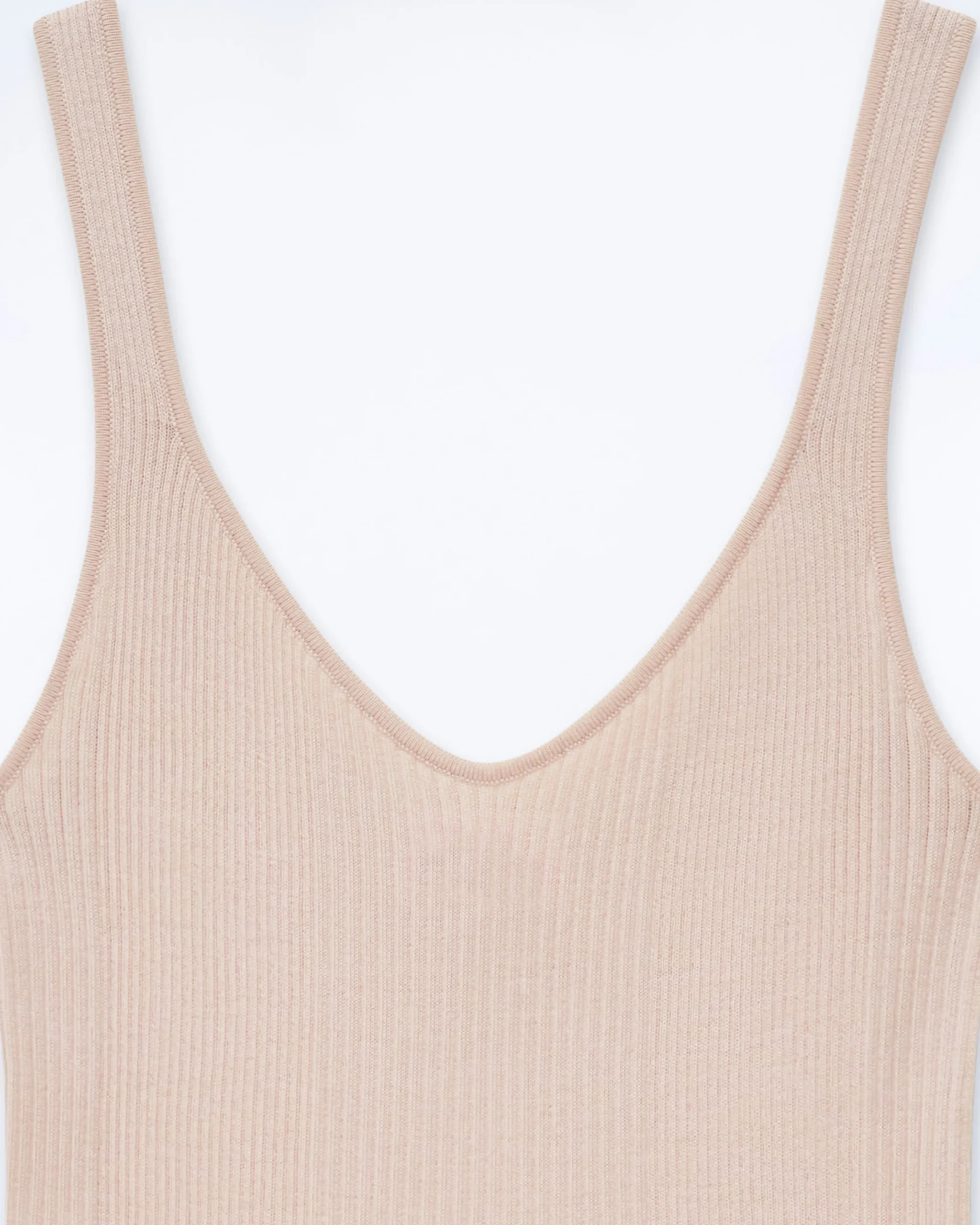 Plain Ribbed Tank Top