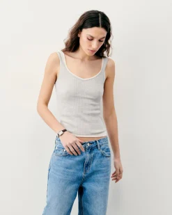 Plain Ribbed Tank Top
