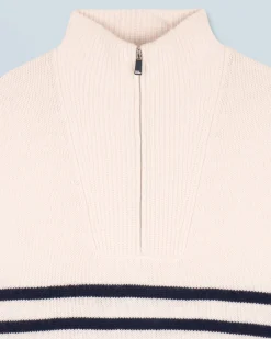 Quarter Zip Marinière Sweater