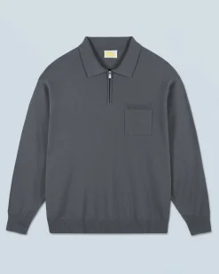 Quarter Zip Neck Sweater