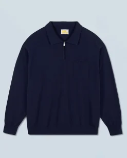 Quarter Zip Neck Sweater