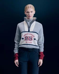 Quarter Zip Neck Sweater