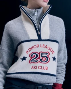 Quarter Zip Neck Sweater