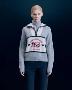 Quarter Zip Neck Sweater