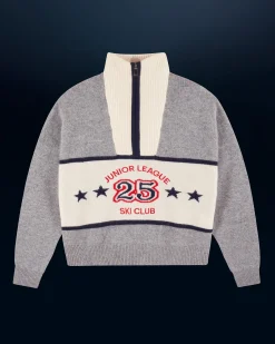 Quarter Zip Neck Sweater
