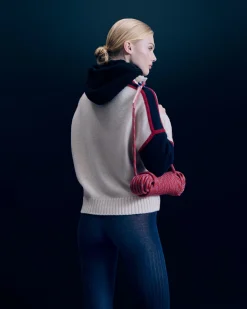Quarter Zip Neck Sweater SKI