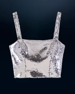 Sequins Strap Top