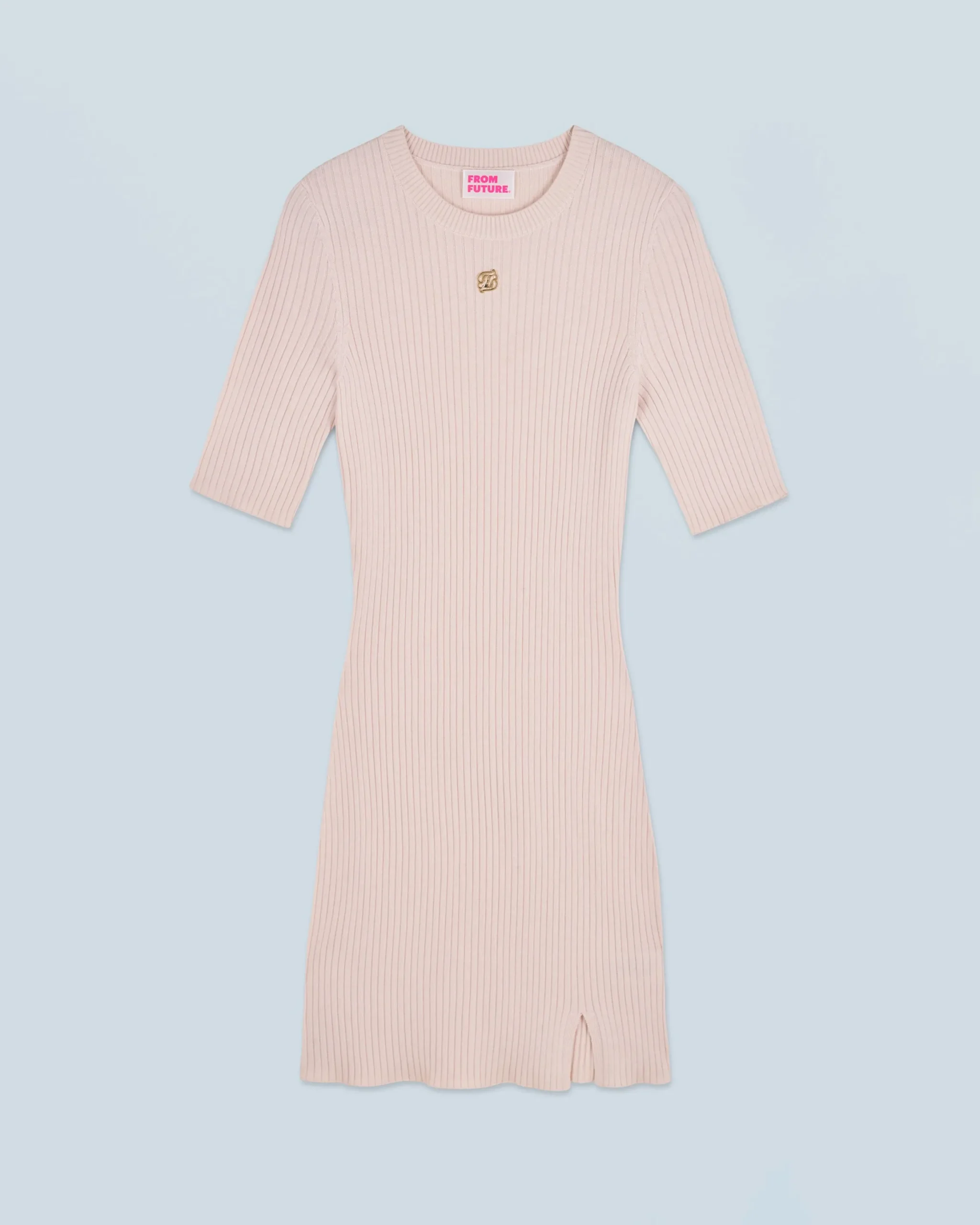 Short Sleeve Short Dress 3/4 Sleeves