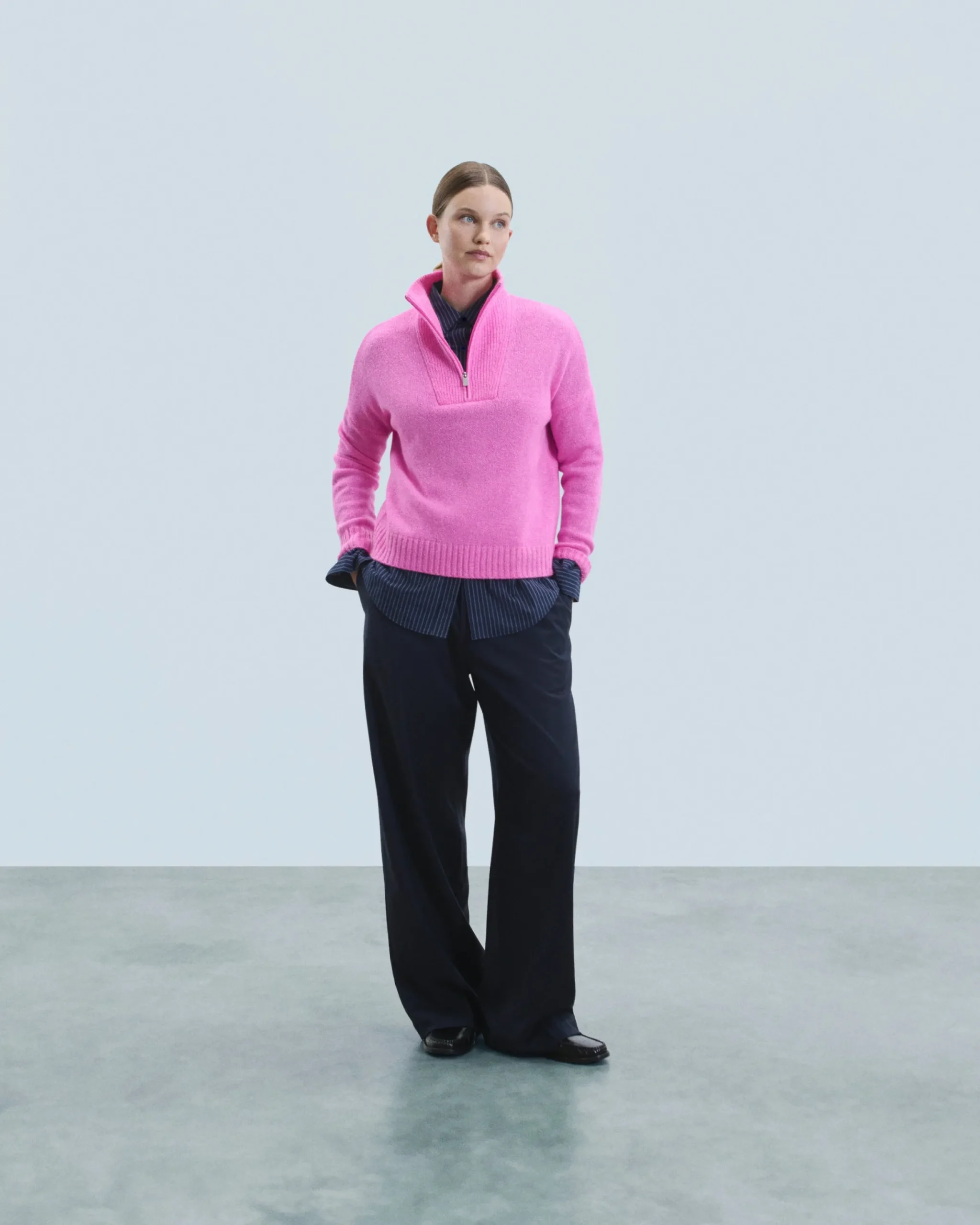 Thick Quarter Zip Sweater