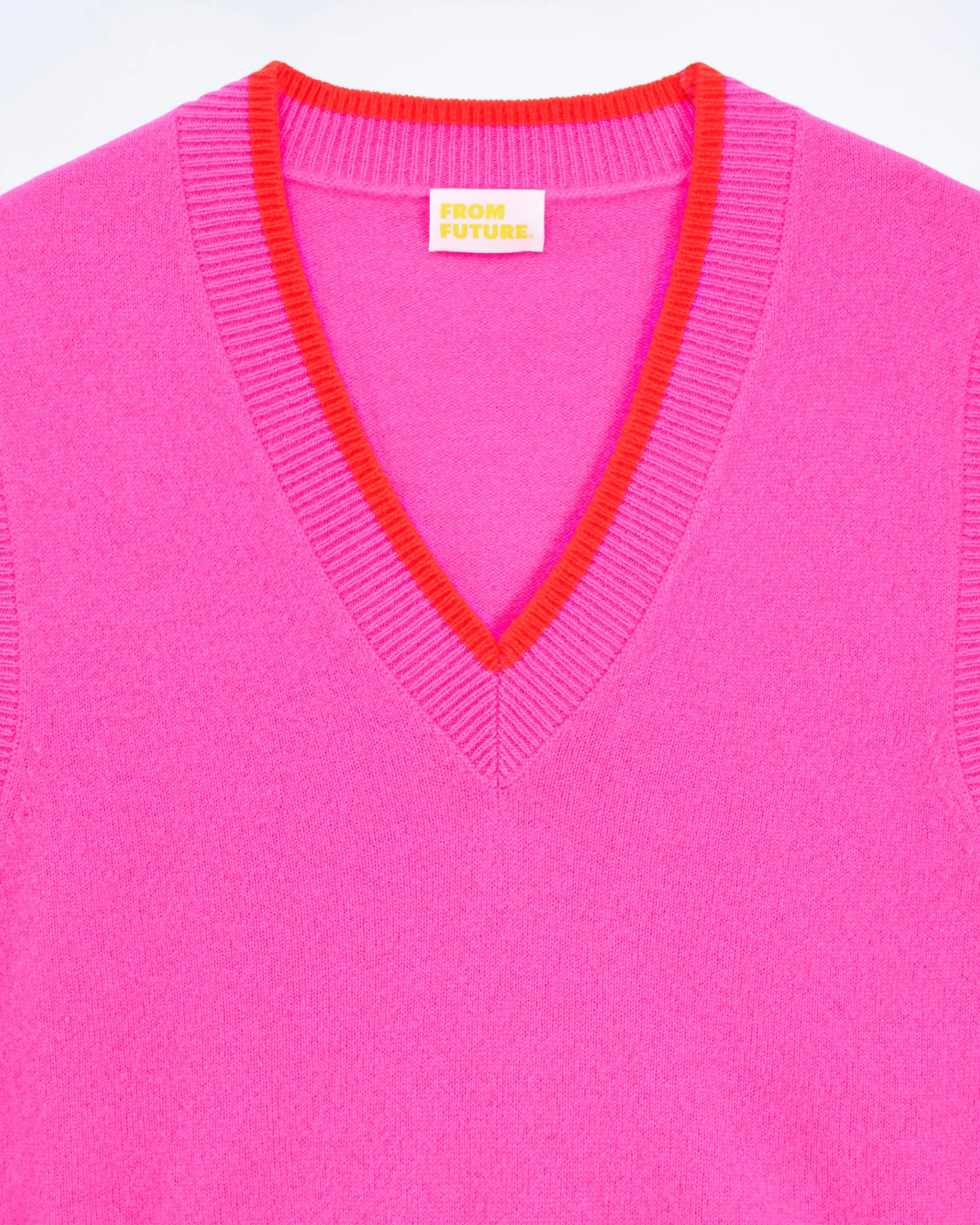 Two-tone Sleeveless Sweater