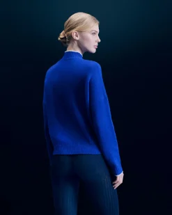 Winter Sports Mock Neck Sweater
